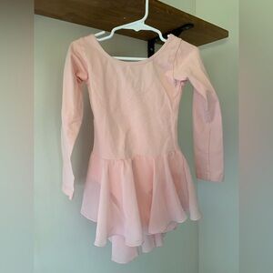 Pink Long Sleeve Ballet Leotard